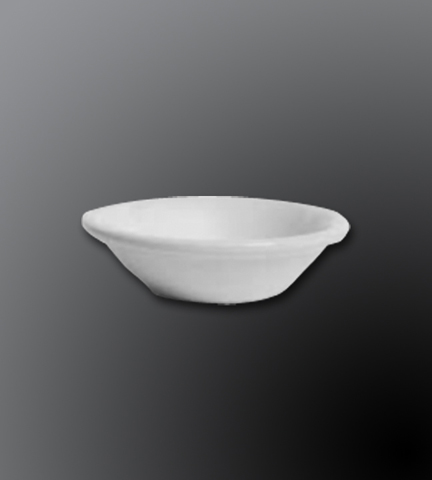 Rolled Edge Porcelain Dinnerware Alpine White Fruit Bowl 4 Oz.